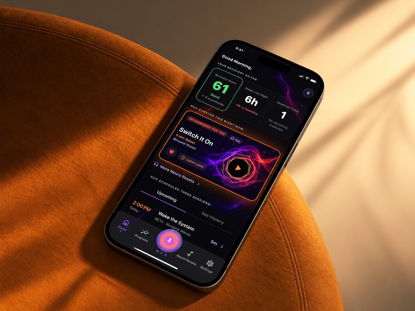 NextYou project shown on a device